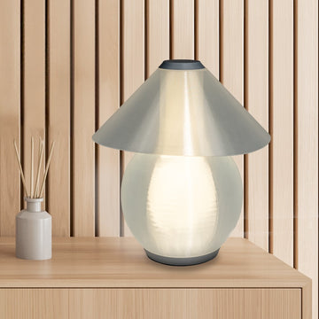 Opal 13" Modern Contemporary Plant-Based PLA 3D Printed Dimmable LED Table Lamp - JONATHAN Y